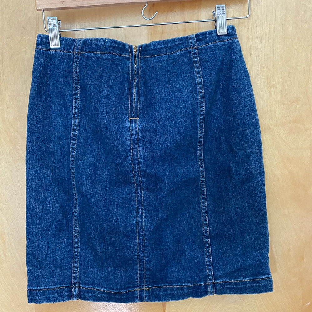O2 Denim Mini Skirt - Picture 2 of 2